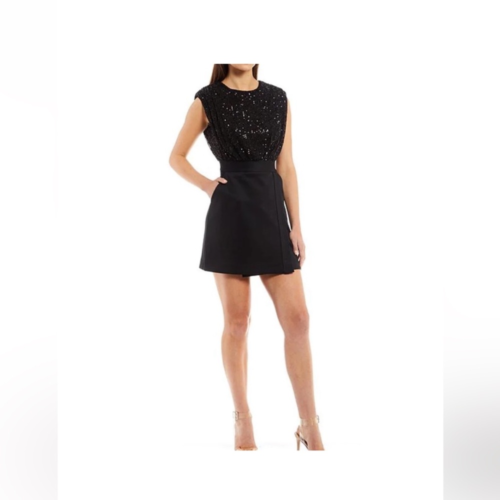 LDT Black Sequin Dress